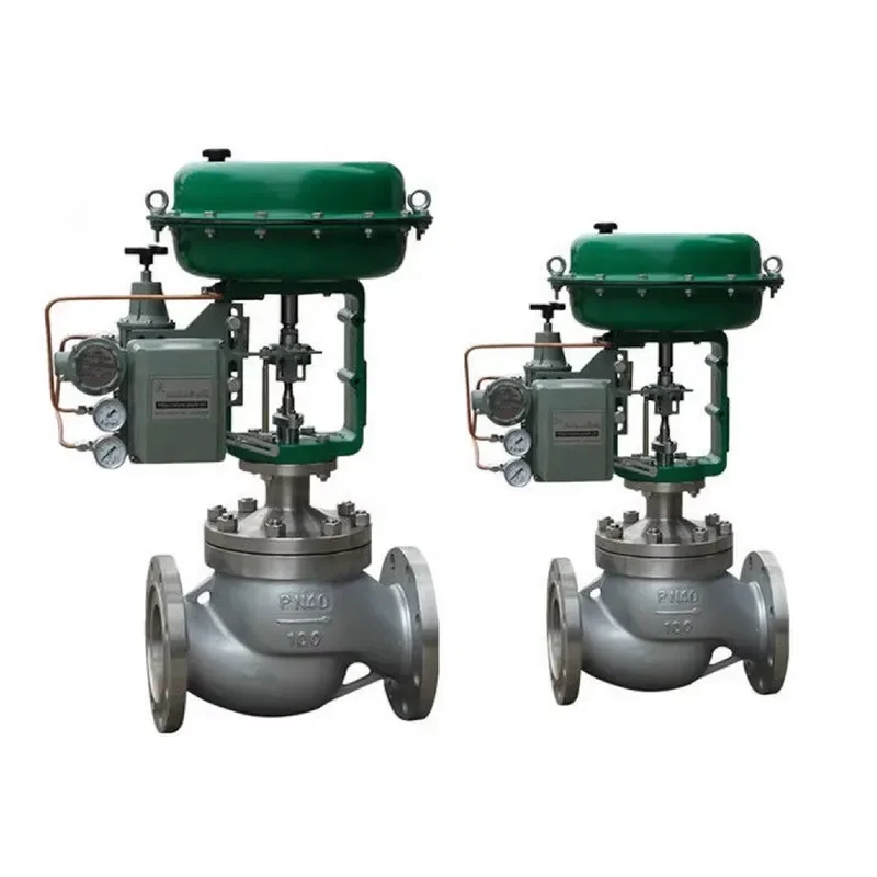 COVNA 4 Inch DN100 PN40 CF8 Stainless Steel Pneumatic Actuator Control Valve