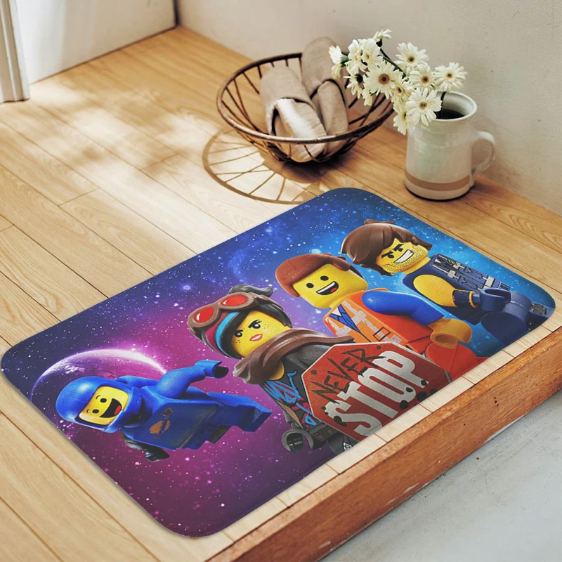

Balcony Room Floor Carpet L-Legos Movie Kitchen Hallway Bathroom Foot Mat Entrance Door Doormat Bedroom Rug Home Decor Items