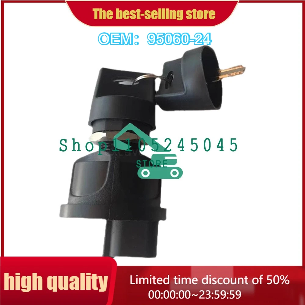 9506024/95060-24 For Sany SY16/26/35/50U High Quality Ignition Switch Start Electric Door Lock Mini Excavator Parts