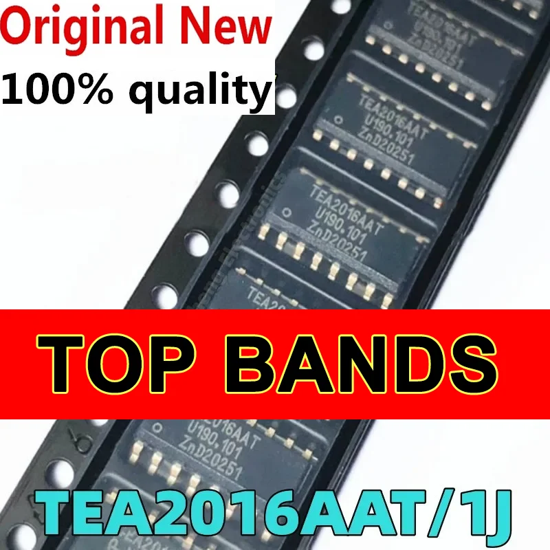 Jeu de puces IC d'origine, jeu de puces, TEA2016AAT, 1J, TEA2016AAT, TEA2016AAT, TEA2016, SOP16, nouveau, 5-20 pièces, 100%