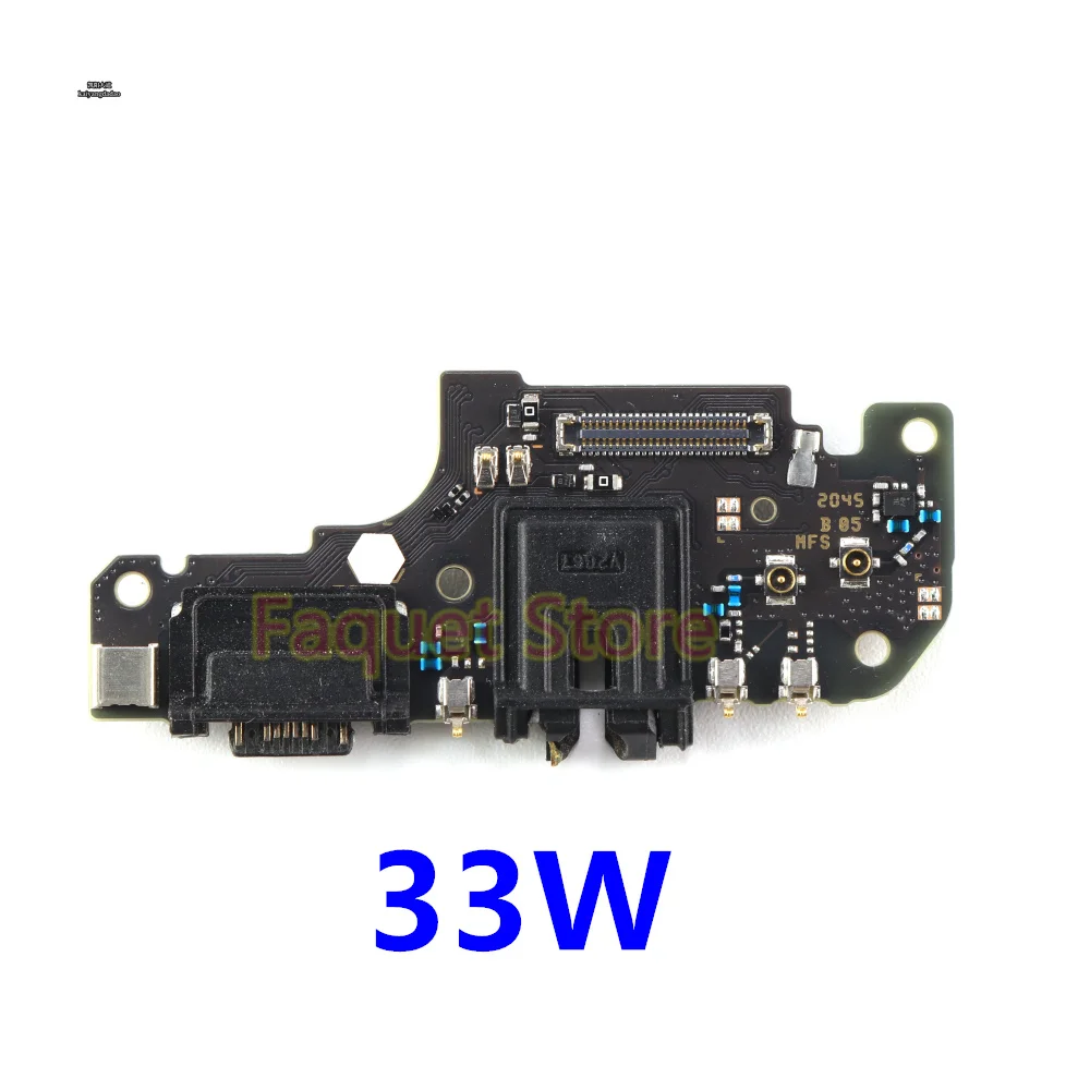 33W Charging Port For Xiaomi Mi 10T Lite 5G Charge Board USB Type-C 2.0 Connector PCB Socket Flex Mic Replacemen M2007J17G