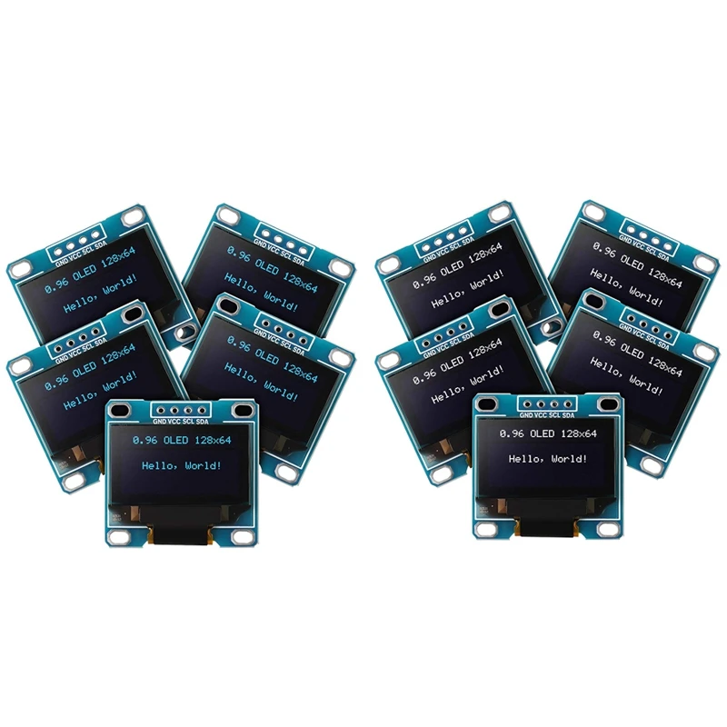 0.96 Inch OLED Module 128X64 SSD1306 Driver IIC I2C Serial Self-Luminous Display Board For Arduino Raspberry PI