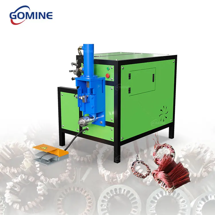 Hydraulic Shell Cutter Stator Coil Pulling Recycling Machine Scrap Stators Copper Wire Recycling Machine