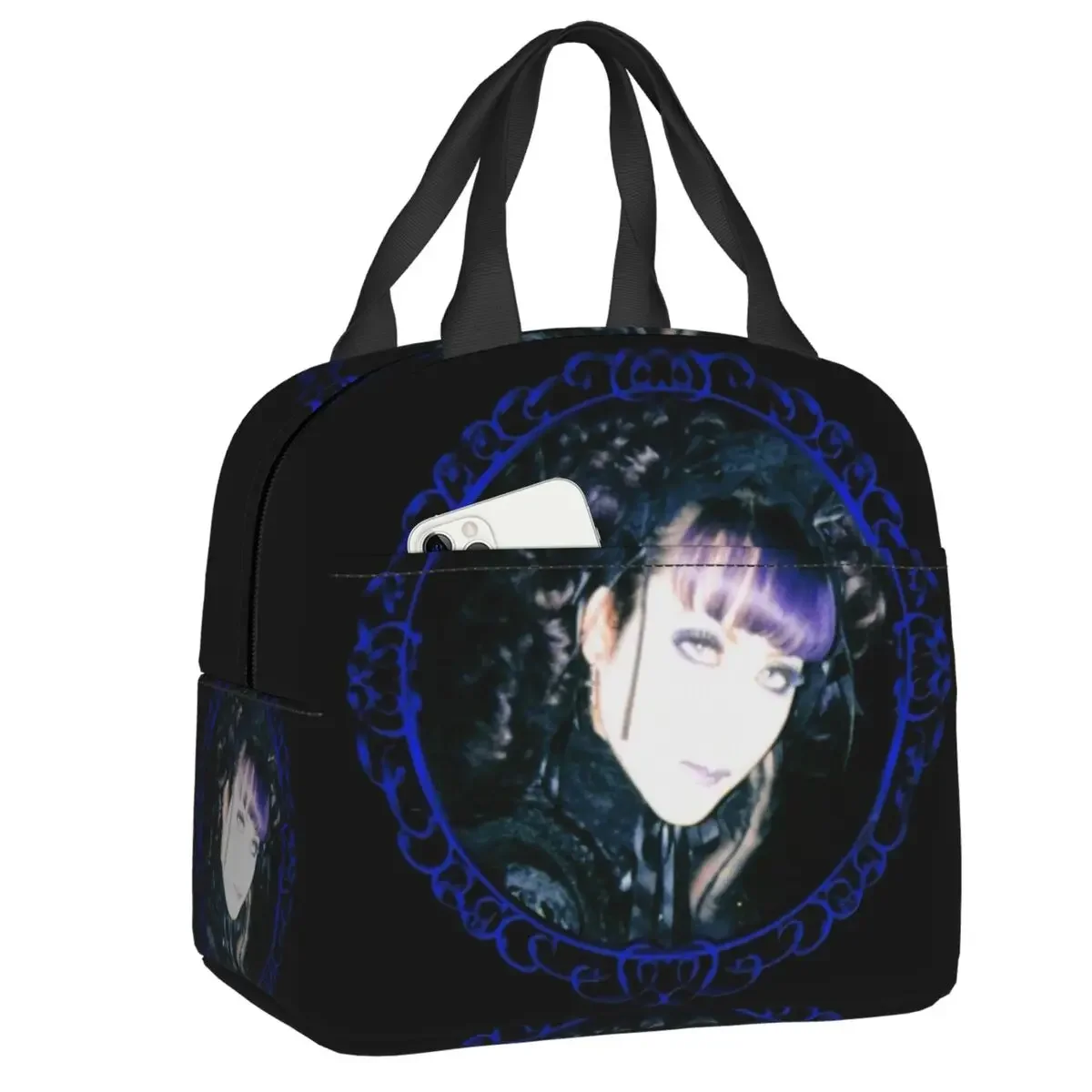 Custom Malice Mizer Mana Sama Moi Meme Moitie Insulated Lunch Bags School Office Waterproof Cooler Thermal Bento Box Women Kids