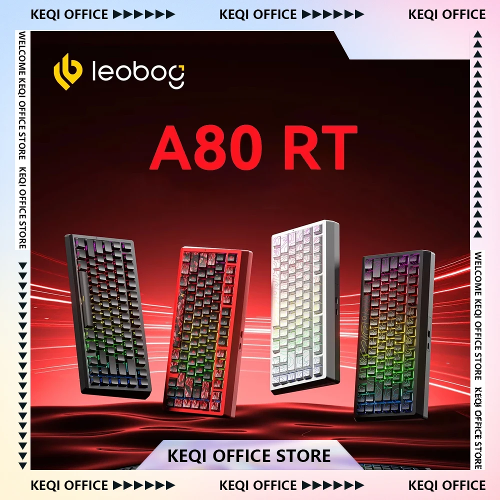 

Leobog A80RT клавиатура проводной магнитный переключатель горячая замена киберспорт игровая механическая клавиатура на заказ аксессуар для ПК подарки для геймеров