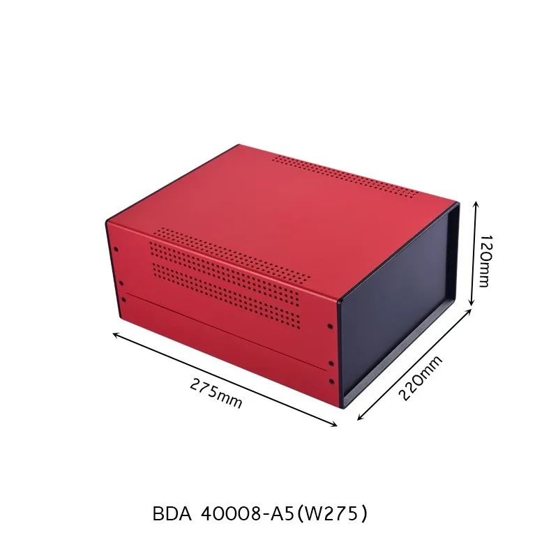 275x220x120 มม.เหล็กกล่องควบคุม DIY เหล็กสําหรับโครงการอิเล็กทรอนิกส์โครงการอุตสาหกรรมกล่อง Outlet กรณี