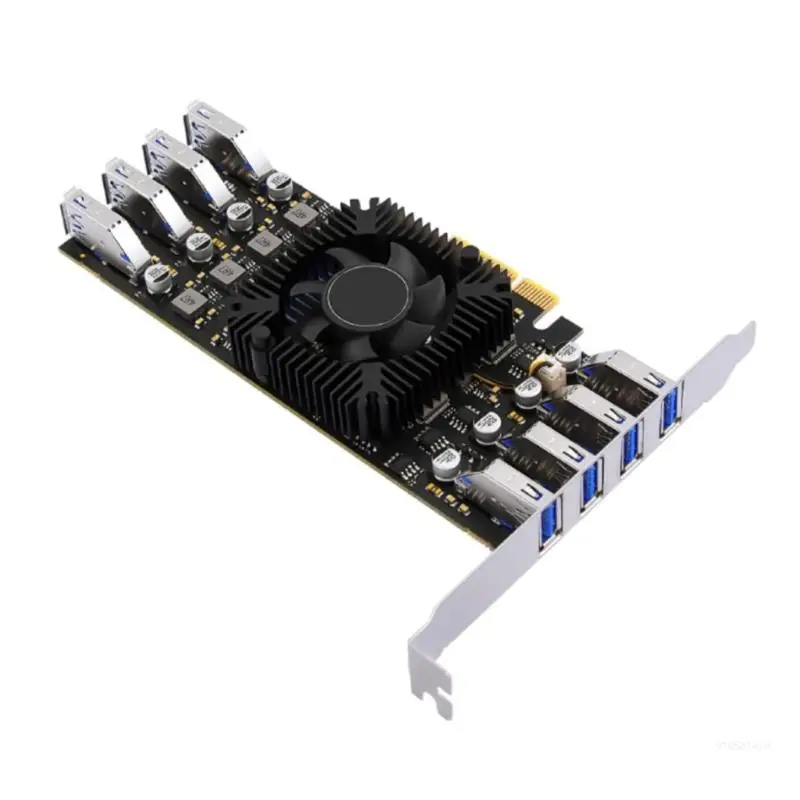 MultiPorts USB3.2 PCIe Expansion Card for Fast Connectivity on Desktop Computers Dropship