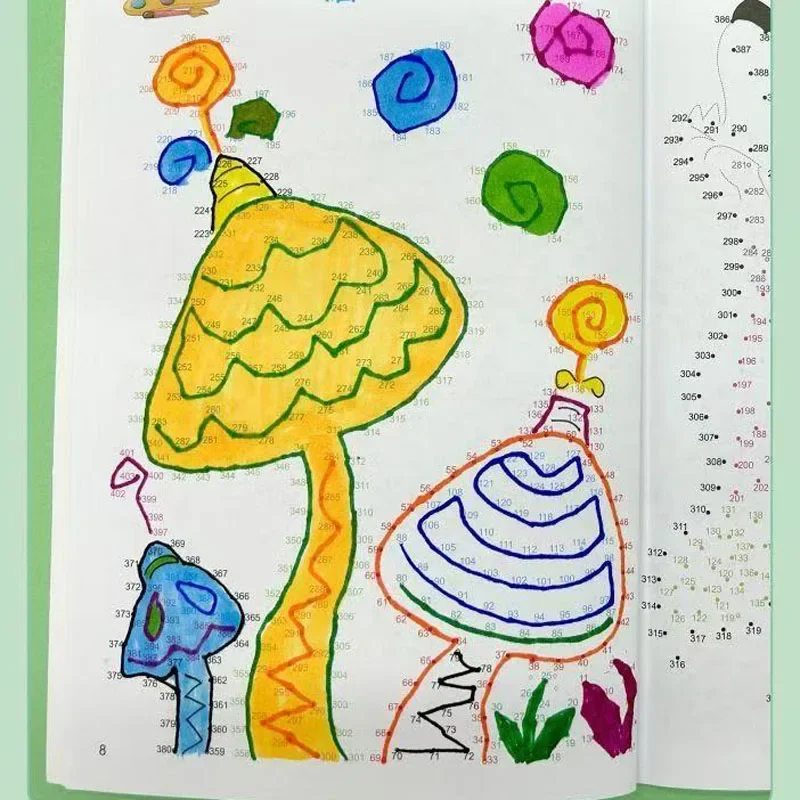 Magic Line Concentration Training Left and Right Brain Development Thinking Training Book Challenge Puzzle Game Book