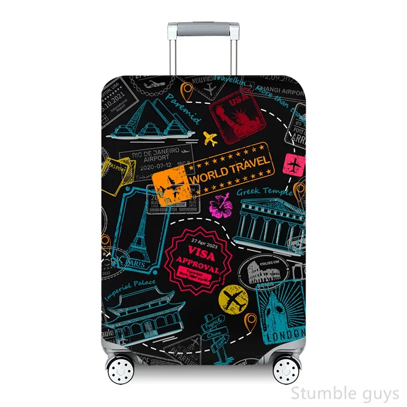 

High Elasticity Anti-Scratch Luggage Cover Protective Dustproof Washable Suitcase Sleeve Sturdy Travel Accessory Vacation