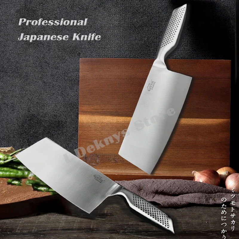 Japanese Kitchen Knives Professional Chef Knife 3cr13 Stainless Steel Meat Cleaver Fruit Vegetable Knife Kitchen Cooking Tools