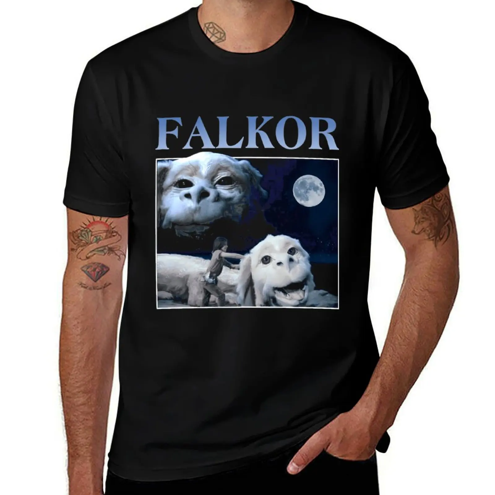 NeverEnding Story Movies -FALKOR T-Shirt Breathable Gym Short Sleeve T-Shirt