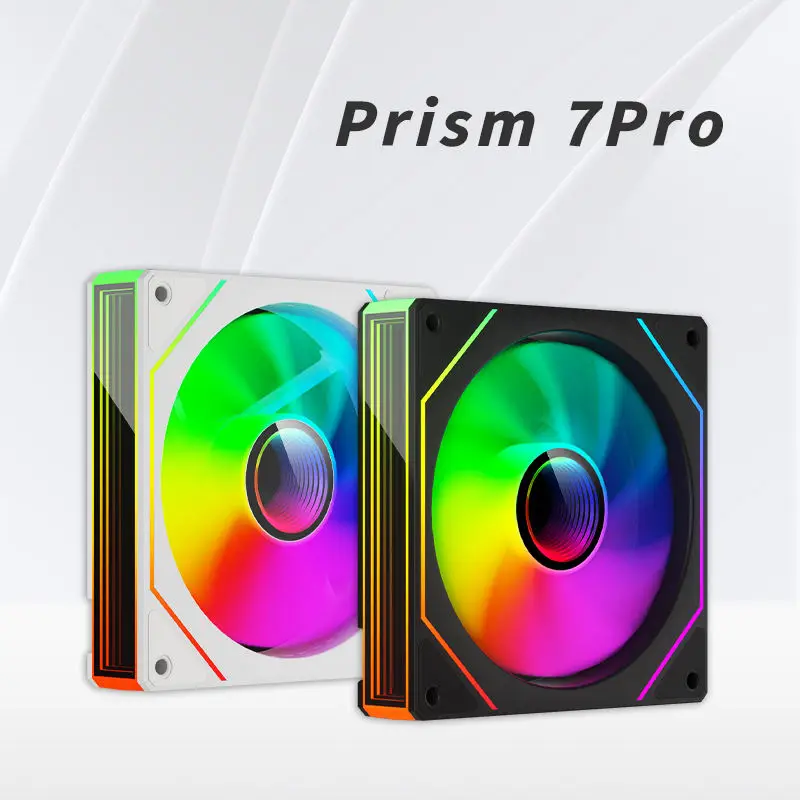

Computer Chassis Fan 12cm ARGB 4 Pin Quiet Cooling Fan 12V Large Air Volume 56.8CFM/600-1500RPM