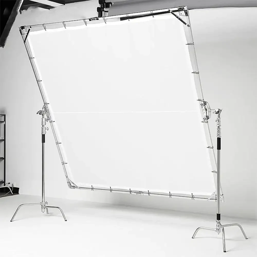 1.5 x2m Butterfly Light Modifier Large Sun Scrim White Diffuser for Film Crew Large Advertisement Photography