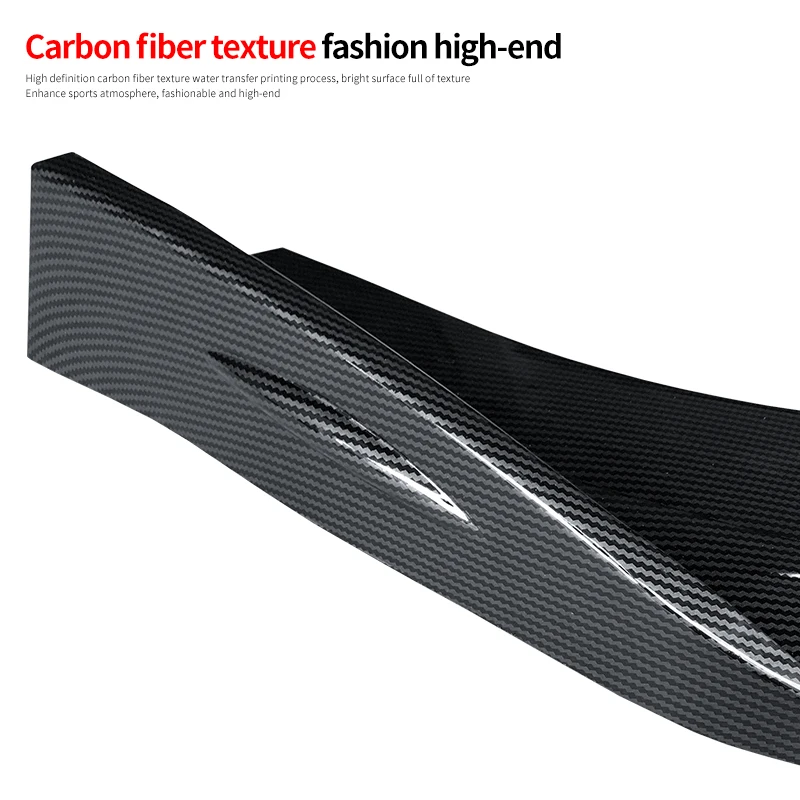 For Corolla 2014-2022 2019 2021 Car Front Bumper Lip Chin Tuning Accessories Splitter Body Kit Spoiler Deflector Carbon Fiber