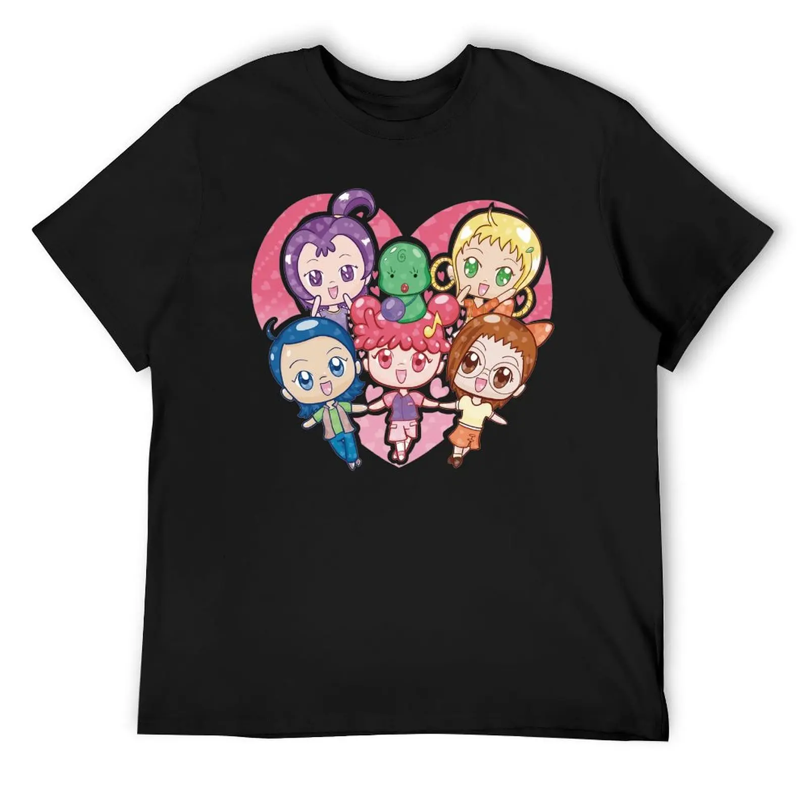 Ojamajo Doremi Magical Girl Group Art Doremi T-shirt Harajuku Sport Top Tee Graphic Vintage Home Funny Novelty Eur Size