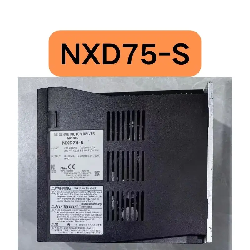 The second-hand drive NXD75-S tested OK and its function is intact