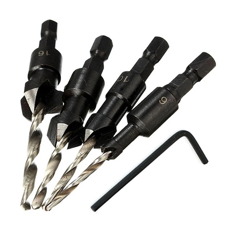 Professional Accurate Durable Time-saving Efficient Woodworking Cone-shaped Drill Bit Durable Woodworking Tool Woodworking