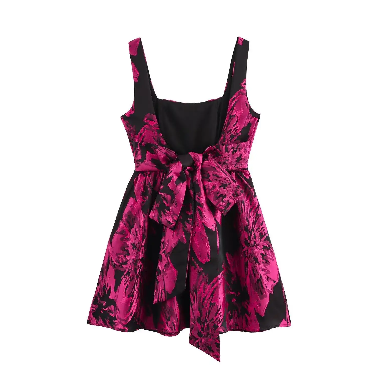 เสื้อสายเดี่ยวปักลายแฟชั่น Dr JNLEAOG สำหรับผู้หญิง เอวสูง ใส่สบายในฤดูร้อน ผ้าโพลีเอสเตอร์