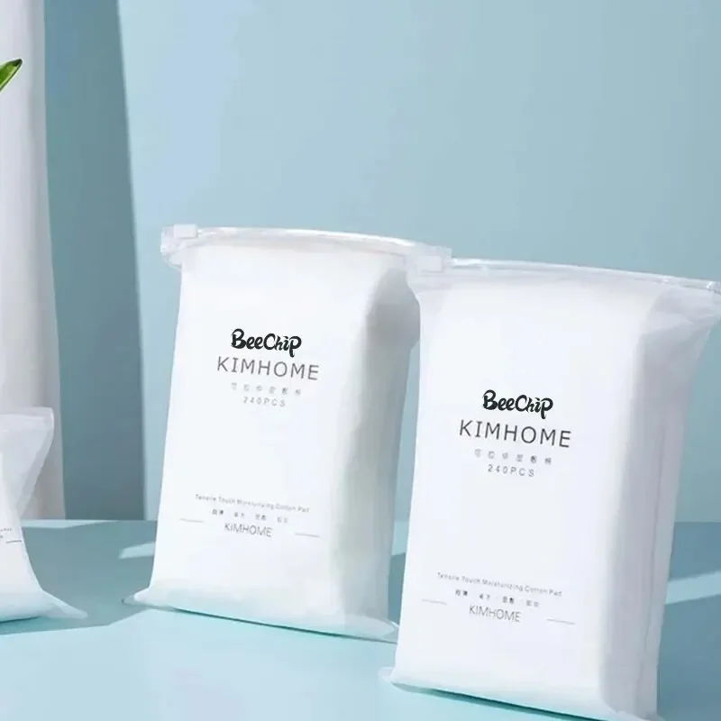 240PCS Tampone di cotone multifunzionale Cotone bagnato Speciale Estensibile Sottile Struccante Toner di cotone Maschera facciale Carta morbida e Sk