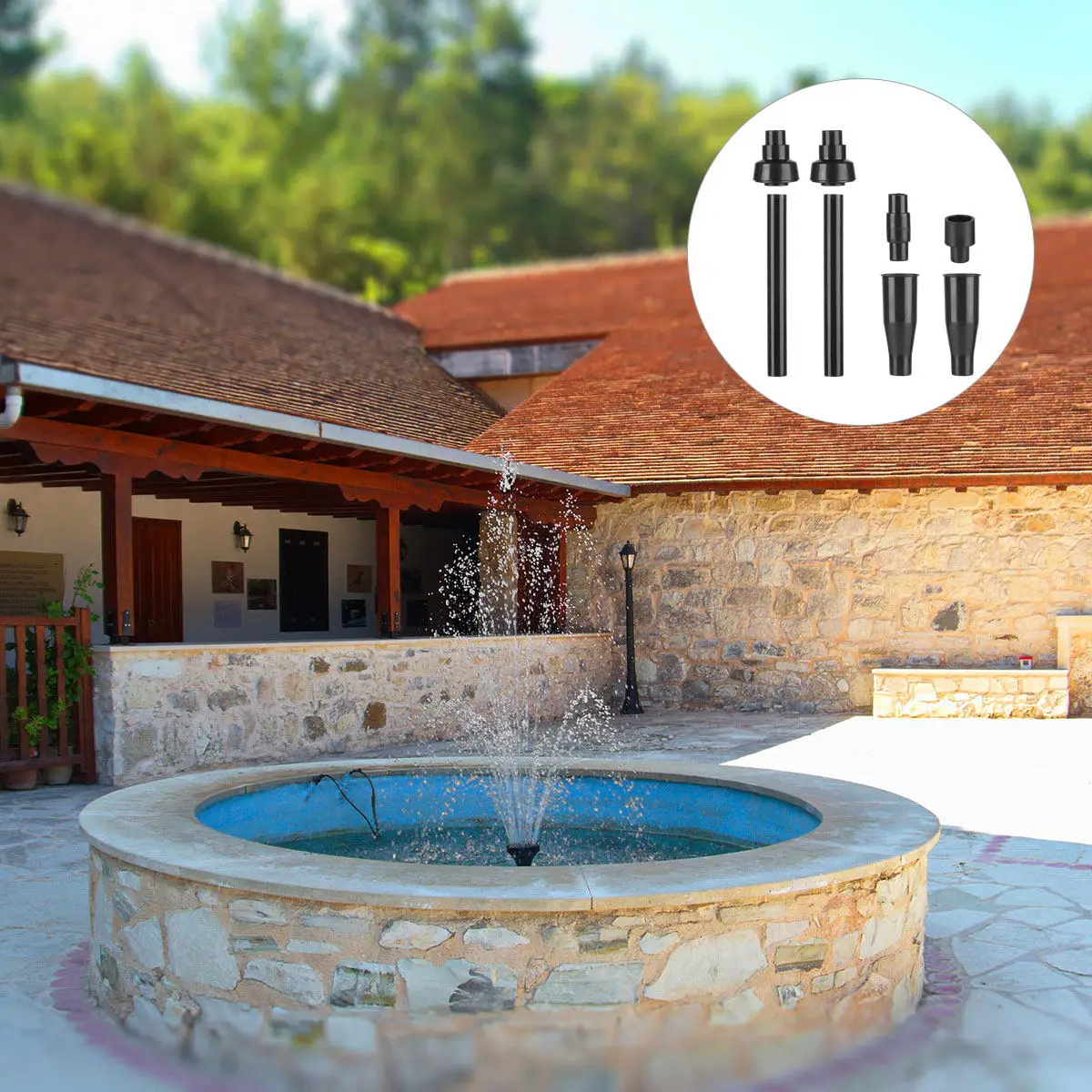 8-pecas-conjunto-bicos-de-jato-para-fonte-de-Agua-cabecas-de-aspersor-pretas-multicabecas-rotativas-para-piscina