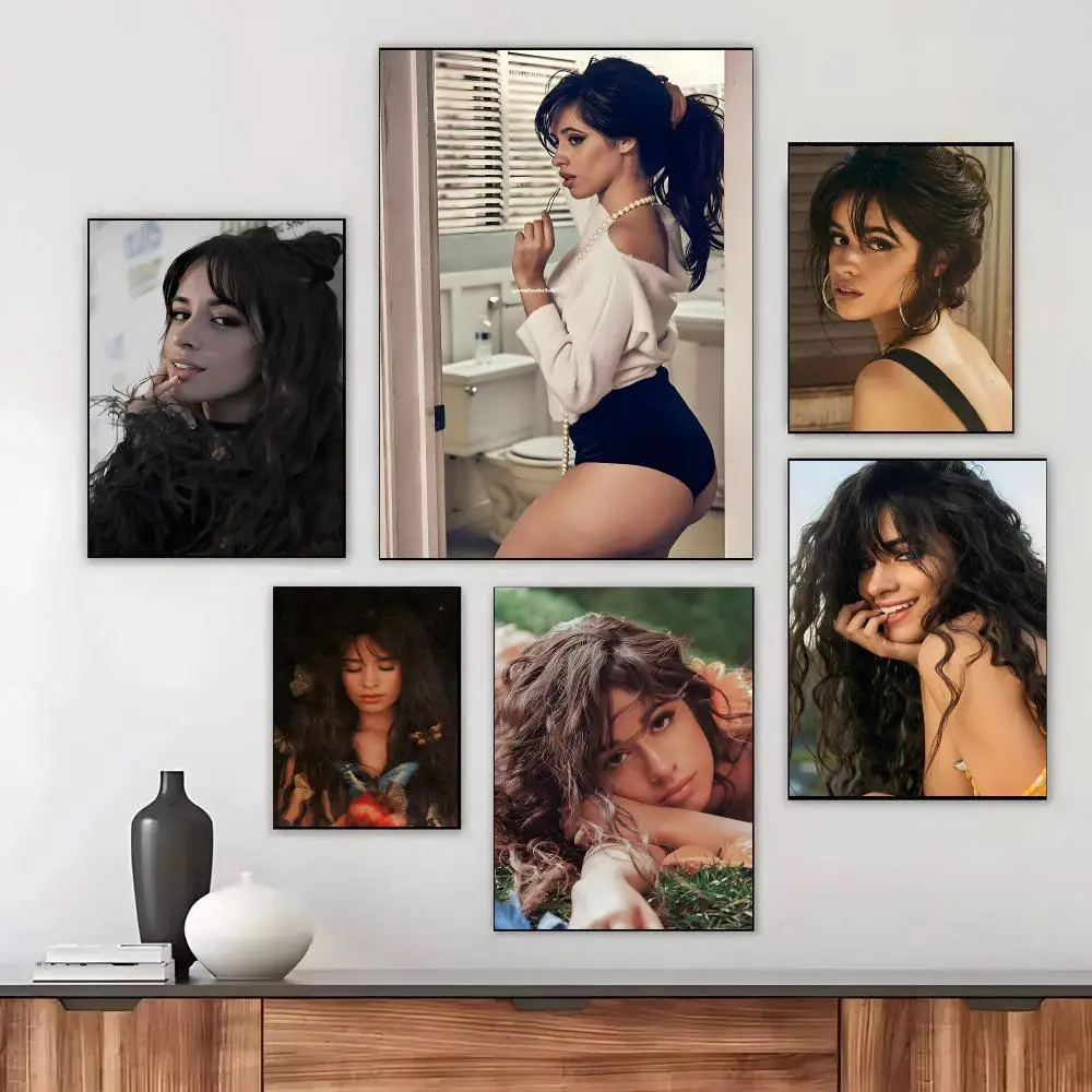 Singer Camila Cabello Poster Modern Aesthetic Print Minimalist Bedroom Living Room Home Decor Gift