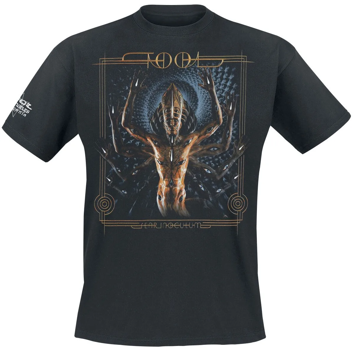 Tool Fear Inoculum Inspired Cotton T-shirt Surreal Multi-Eye Figure Progressive Metal Tee