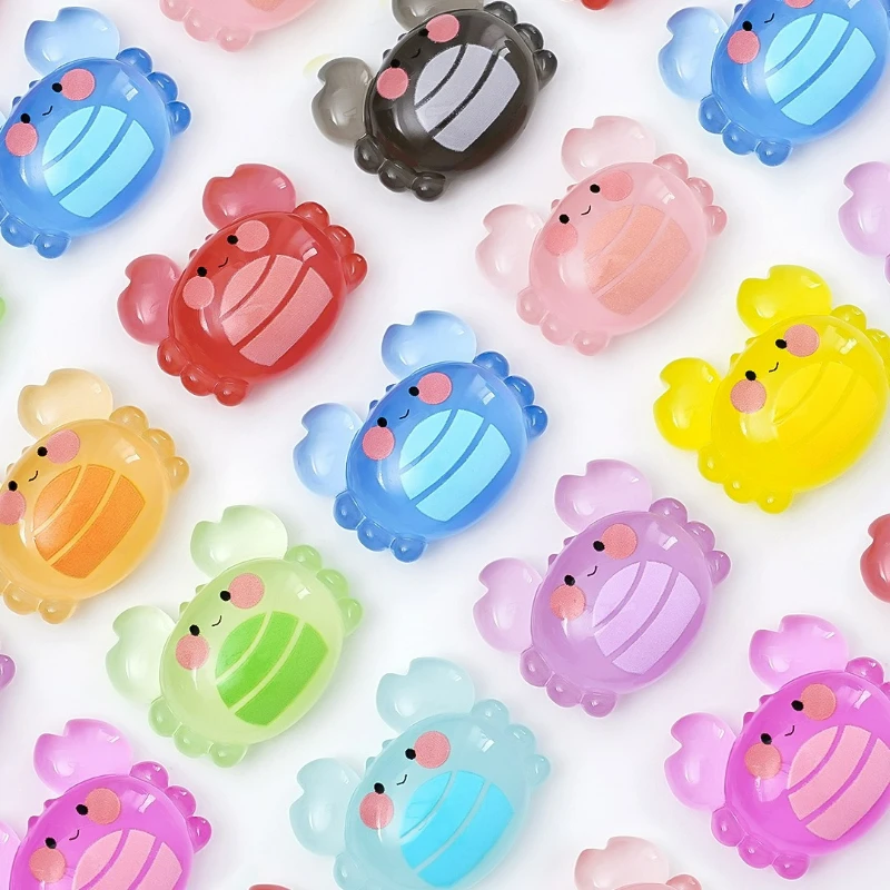 

5/10pcs Resin Luminous Small Crab Miniature Micro Landscape Decorationfor Household Desktop Fairy Garden Ornaments Accessories