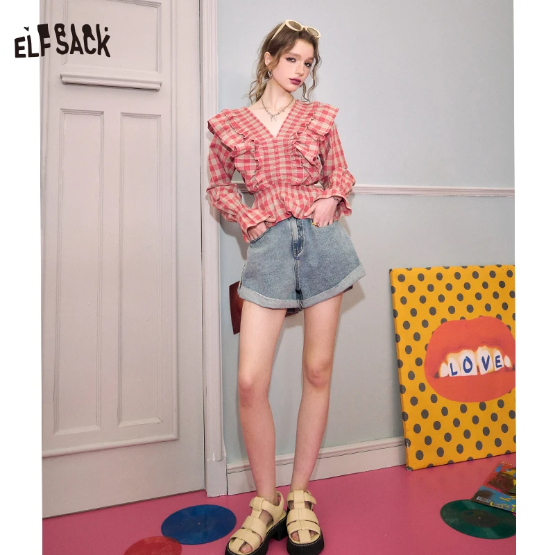 ELFSACK 2024 summer new arrival picnic travel vacation holiday soft comfortable fitted