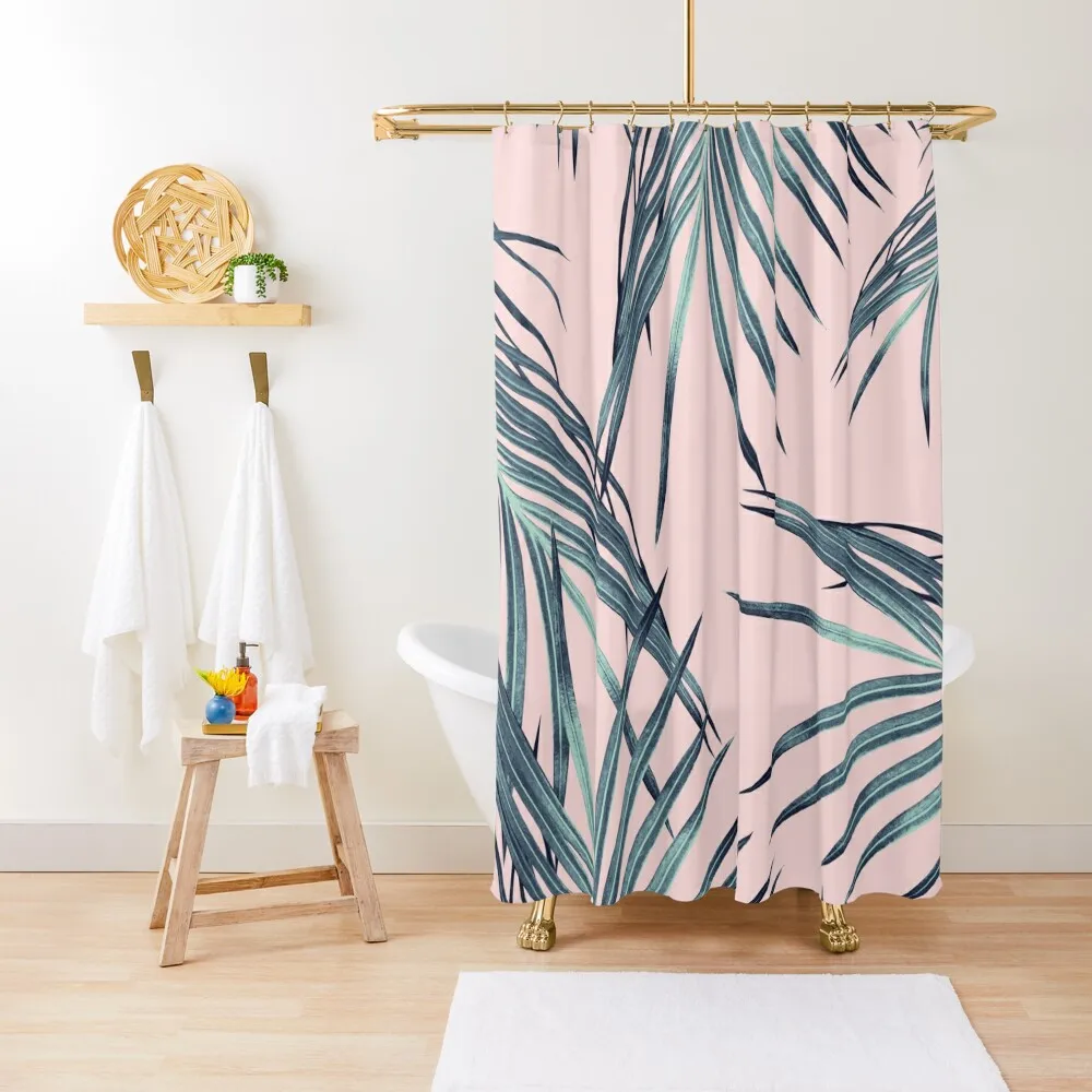 

Blush Palm Leaves Dream #1 #tropical #decor #art Shower Curtain Bathroom Decor In The Bathroom Shower For Bathroom Curtain