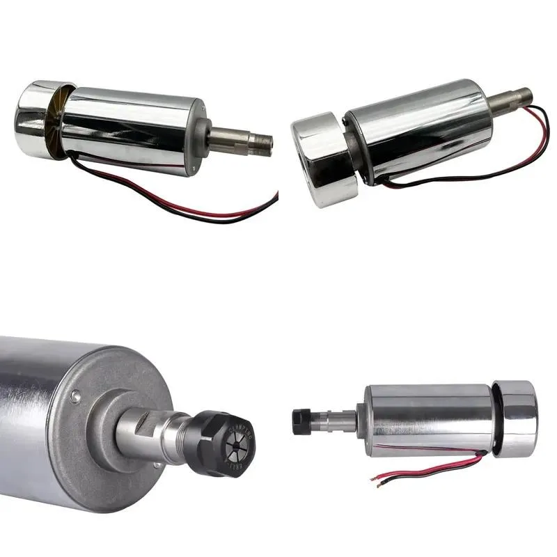 High Speed 300W DC12V-48V Spindle Motor ER11 Air Cooling CNC Engraving Machine Tool