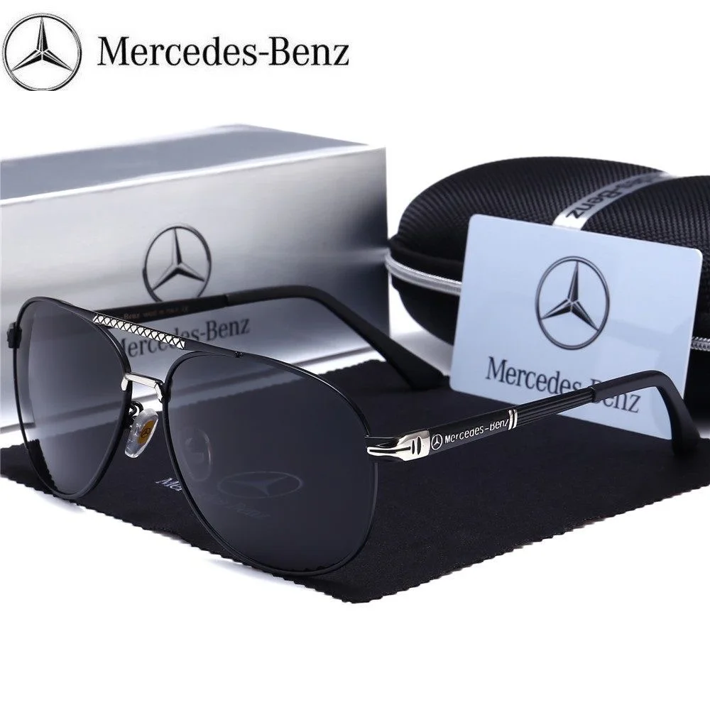 Car High-End Fashion Polarized Sunglasses Mercedes Benz A B C E S Class GLA GLC GLK GLS SLK ML Sprinter Vito Anti Glare Goggles