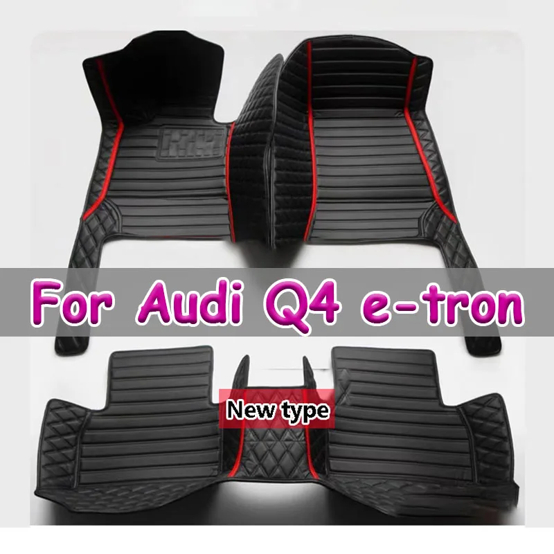 Custom 3D Full Coverage Car Floor Mats for Audi Q4 e-tron 2022 2023 Q5 e-tron Q5 Sportback Interior Accessories Carpet