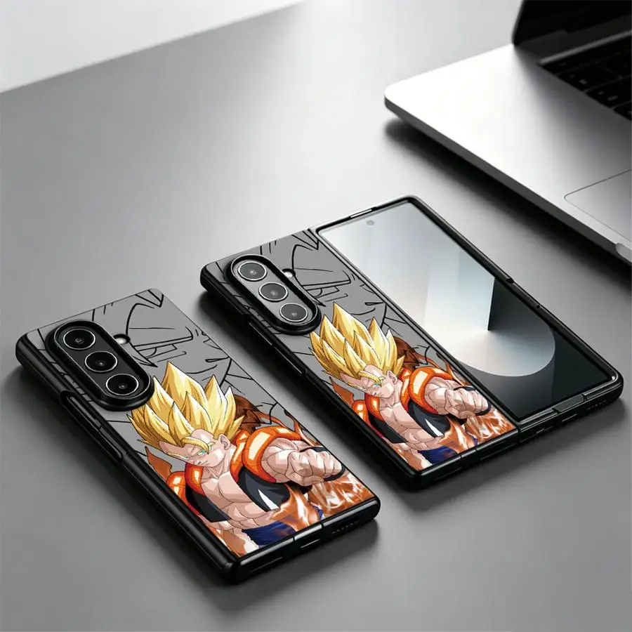 Case for Samsung Galaxy Z Fold 8 Ultra ZFold4 ZFold7 ZFold3 ZFold5 ZFold6 Z Fold 7 6 5 4 3 Phone Shell Funda Dragon Ball Goku