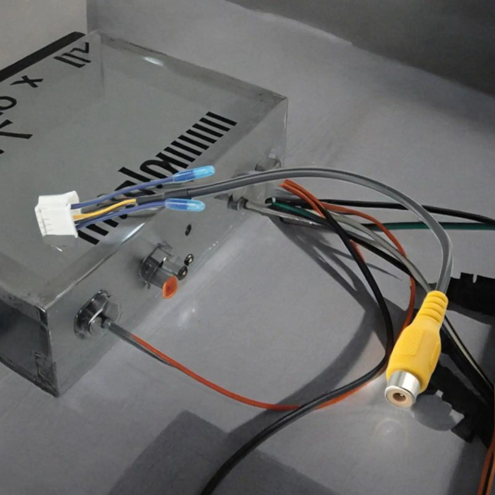 

10pin RCA Wiring Harness Replacement Accessories Durable Rear View Backup Camera Cable Connector for Car Stereo Radio