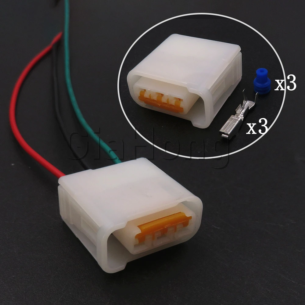 1 Set 3 Ways Starter Auto Accessories FW-C-D3F Automobile Cable Harness Connector Car Sealed Sockets