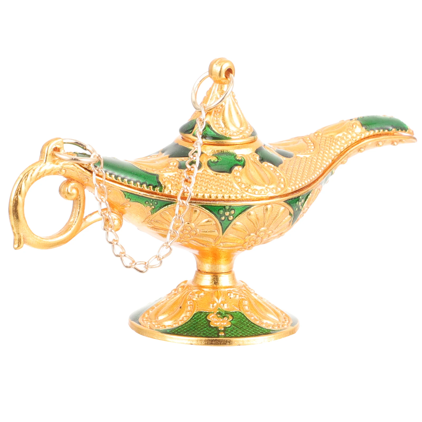 

Vintage Zinc Alloy Decor Retro Oil Desk Nightstand Home Decoration Tabletop Adornment Portable Model