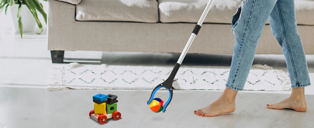 Reacher Grabber Tool Faltbare Pickup Grabber für ältere Menschen leichte extra lange handliche Trash Claw Grabber Pick Up Tools – Detail 6