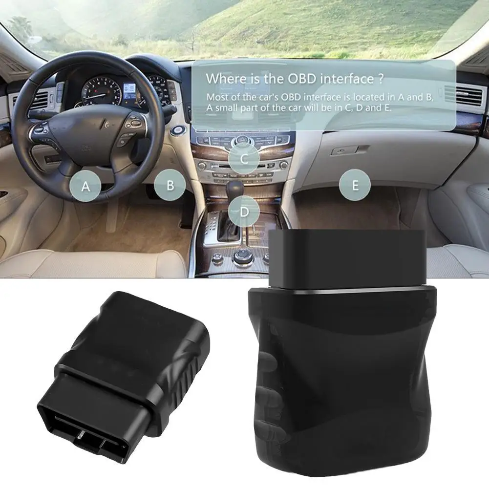 Elm327 v1.5 obd2 ferramenta de diagnóstico do carro, scanner bluetooth 4.0 obd2, leitor de código de erro de luz do motor obdii sem fio para ios, um i0e5