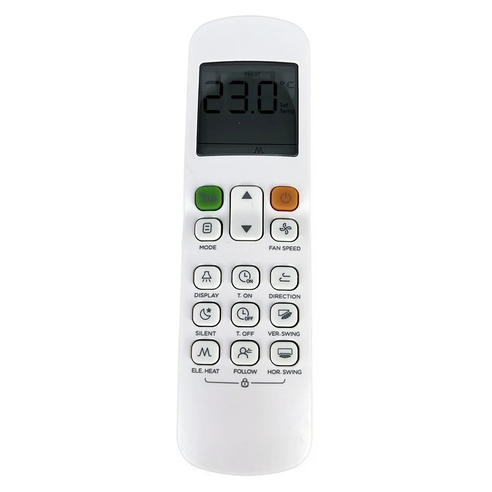 Used RM12D Remote Control For Midea AC Air Conditioner Backlight Cool and heat