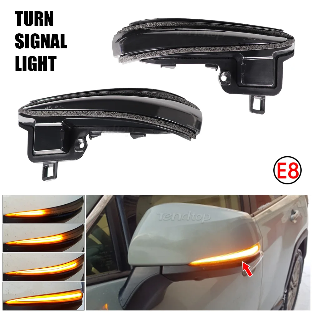 LED Dynamic Turn Signal Light Sequential Side Mirror For Toyota Alphard Vellfire AH30 Tacoma 16-2023 RAV4 2019 -2023 Highlander