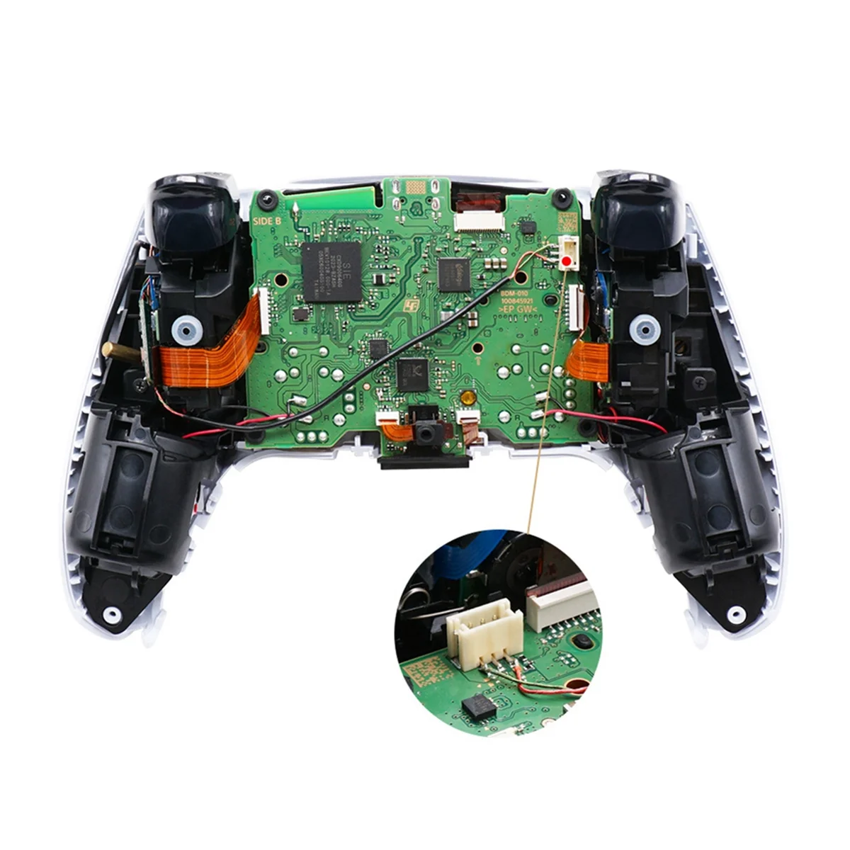 6 สี DIY Light สําหรับ PS5 เกมคอนโซล Luminated D-Pad Thumbsticks ปุ่มหน้า (DTF) LED ชุดสําหรับ Playstation5-ABRJ