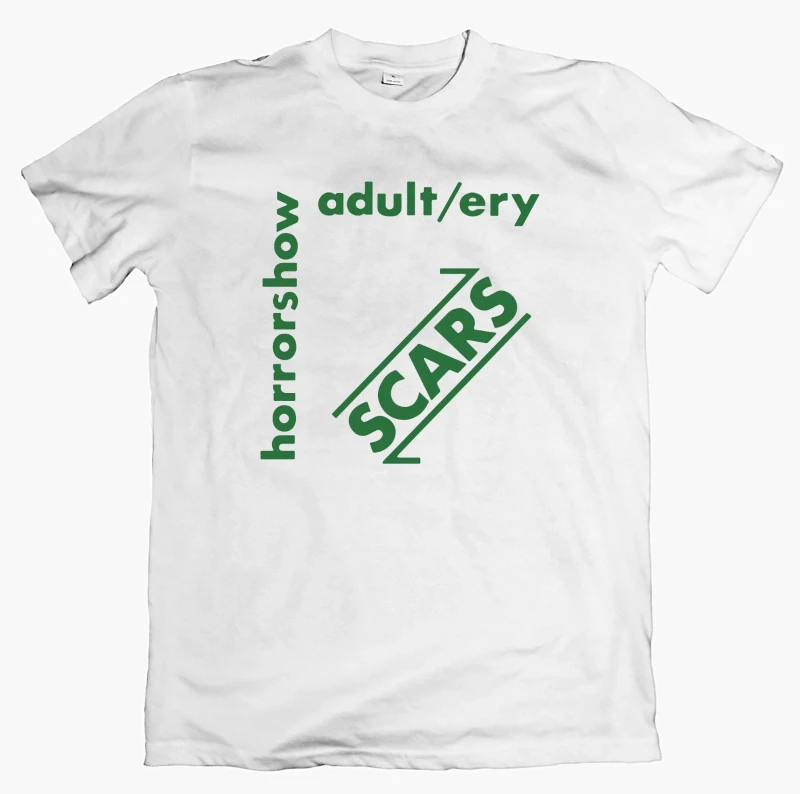 SCARS Adultery T-shirt 80s Post Punk Band Tee Scottish Indie Unisex josef k graphic t shirts mens t shirts