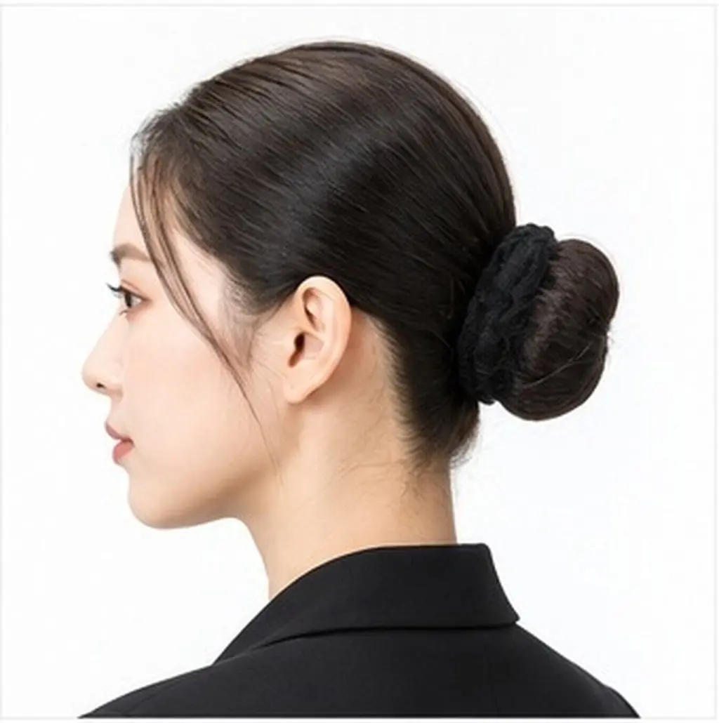 100Pcs Invisible Black Hair Nets Elastic Mesh Breathable Hairnets Women Professional Hairstyling Buns Updos