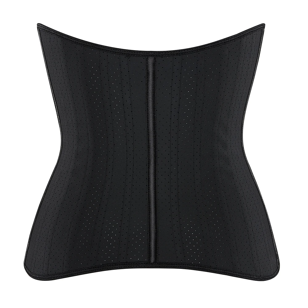 Postpartum Tummy Control 25 Steel Bones Breathable Latex Waist Trainer Fajas Corset