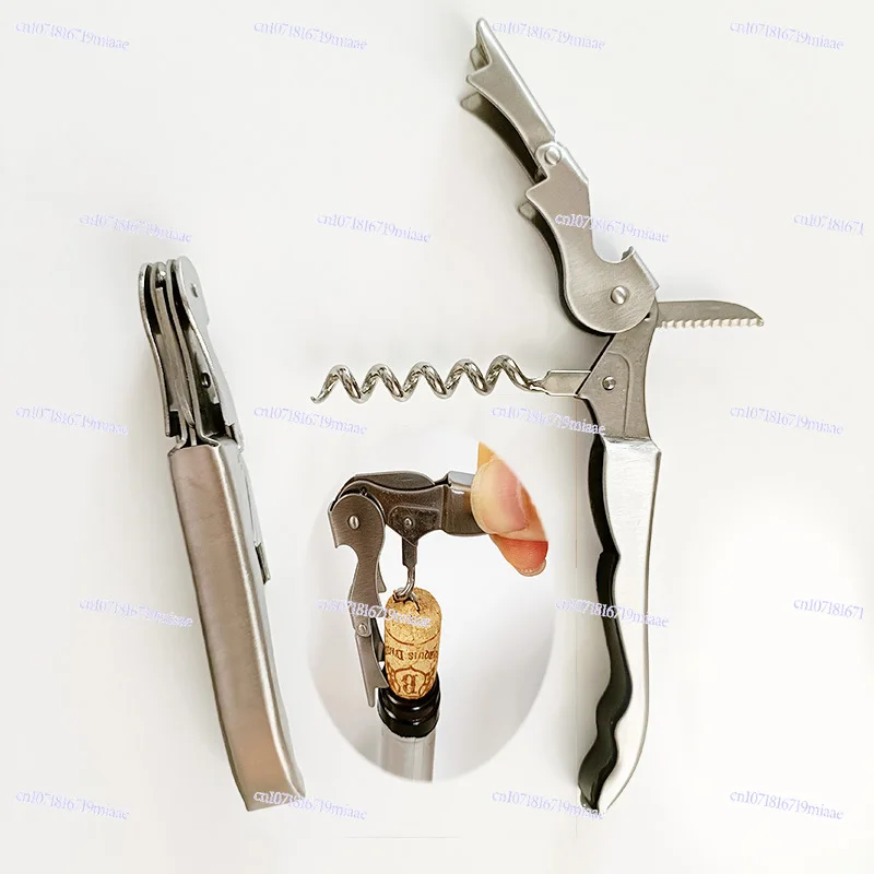Stainless steel hippocampus, sanding knife bottle opener, multi-function bottle opener