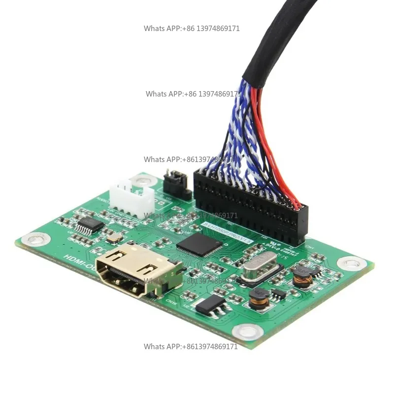 LVDS Driver Board LVDS to HDMI-compatible Adapter Converter Supports 1080P Resolution for Monitor TV Display Equipment