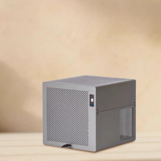 

Scorpio 4-position NAS Aluminum Chassis, SFX Power Supply, Itx Half Height, PCIe Black Syndrome, AIO File Storage Service