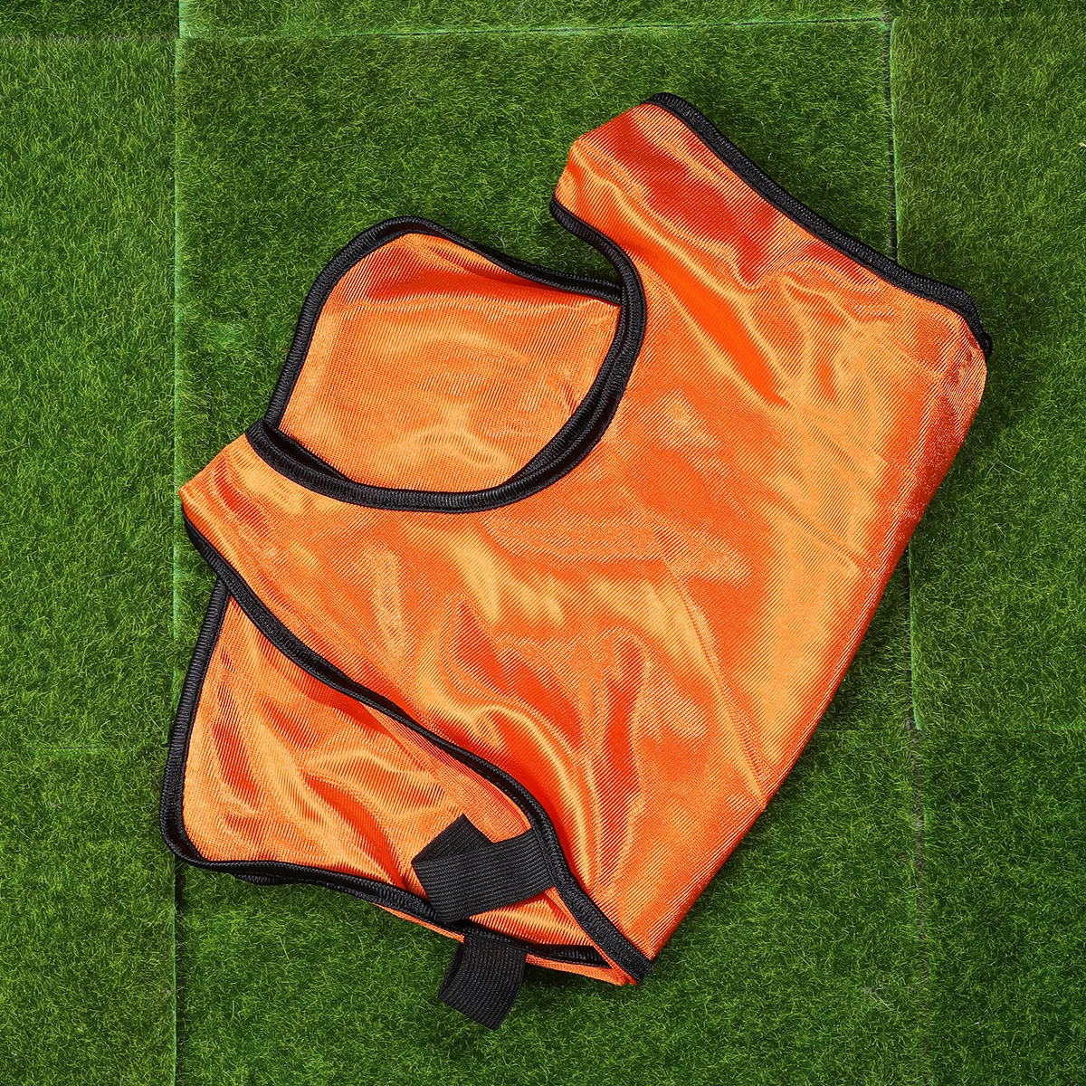 

6pcs Blue Football Vest Kids Breathable Training Vest Lightweight Soccer Waistcoat Sportswear For Unisex Child