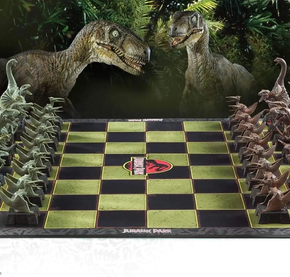 Jurassic Park Chess Set - Premium Movie-Themed Board Game