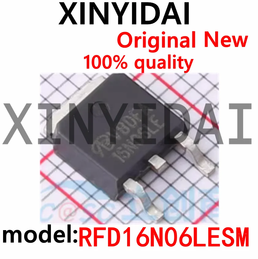

10pcs orginal new RFD16N06LESM N-channel FET 16A 60V SMD TO-252 16N06L